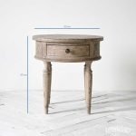 Teak Wood Round Side Table - Image 5