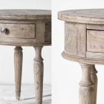 Teak Wood Round Side Table - Image 4