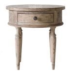 Teak Wood Round Side Table - Image 3
