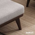 Teak Wood Linear Sectional Sofa Set - Image 7