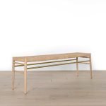 Teak Woven Bench - Image 5