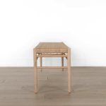 Teak Woven Bench - Image 4