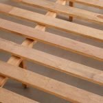 Retro Teak Wood Woven Cane Bed - Image 6