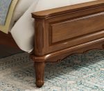 Antique Style Teak Wood Carving Bed - Image 12