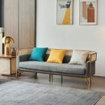 High-End Teak Wood Rattan Cane Sofa – Combining Classic Design with Modern Comfort - Image 3