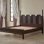 Luxurious Solid Teak Wood Bed with Classic Elegance - Image 12