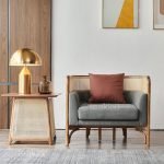 High-End Teak Wood Rattan Cane Sofa – Combining Classic Design with Modern Comfort - Image 9