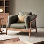Teak Wood Luxe Sofa: Contemporary Design with Classic Craft