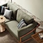 Teak Wood Luxe Sofa: Contemporary Design with Classic Craft - Image 4