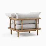 Indoor-Outdoor Teak Sofa – All-Weather Comfort & Timeless Style - Image 2