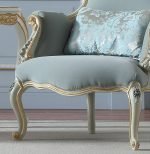 Regency Charm: Solid Teak Vintage Armchair Set - Image 4