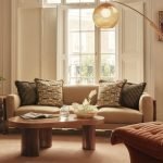 Solace Mid-Century Sofa with Sculpted Teak Wood Frame - Image 3