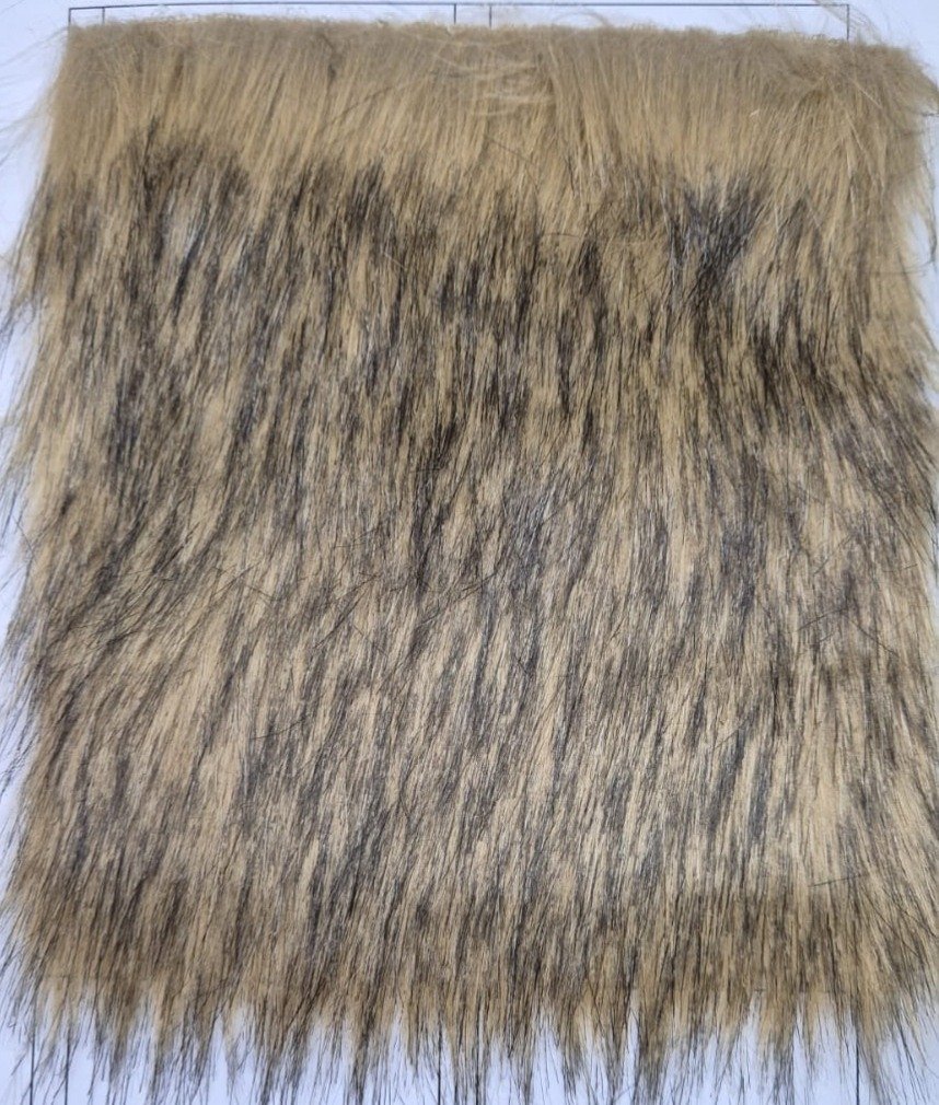 Nordic Cozy: Faux Fur Lounge Chair with Teak Frame 1 Nordic Cozy: Faux Fur Lounge Chair with Teak Frame