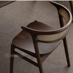 Mid-Century Teak & Cane Dining Chair - Image 4